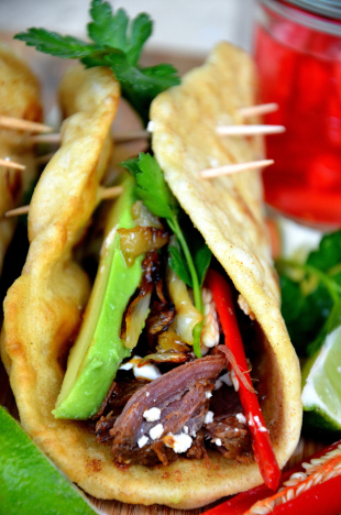 Mexikanische Rindfleisch Tacos