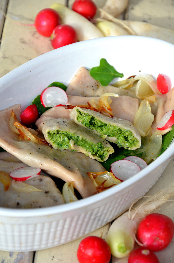 Kräutermaultaschen