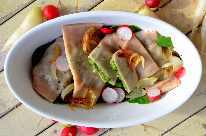 Gartenkräutermaultaschen